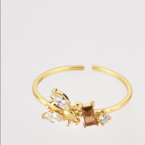 18k gold plated ring
